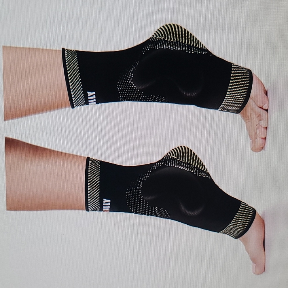 Neoally Copper Infused Ankle Compression Sleeve for Ankle Support & Foot Pain